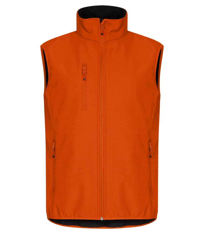 Gilet softshell homme sans manches, 280 g/m²