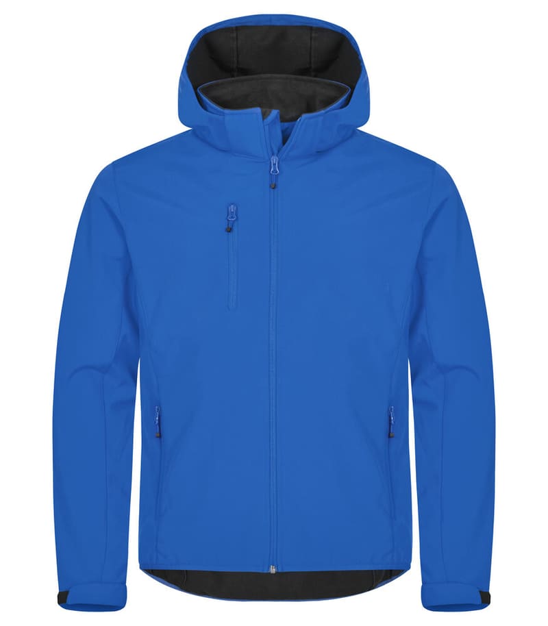 Veste softshell homme à capuche amovible, 280 g/m²