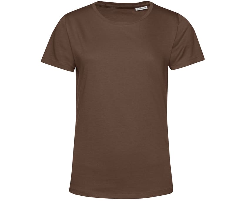 T-shirt femme col rond en coton biologique, 145 g/m²