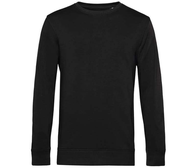 Sweat col rond en coton biologique, 280 g/m²