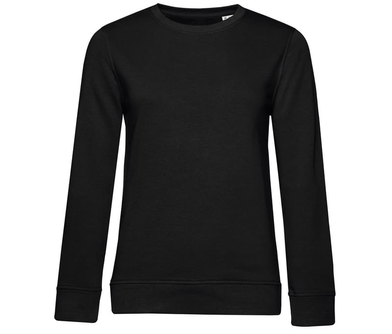 Sweat col rond femme en coton biologique, 280 g/m²
