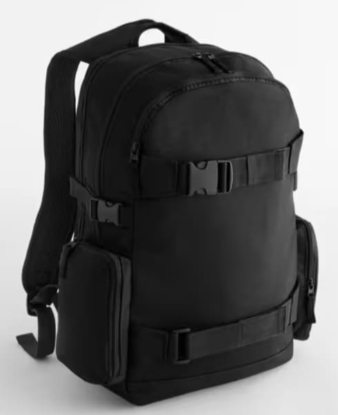 Sac à dos avec sangles de transport pour skateboard